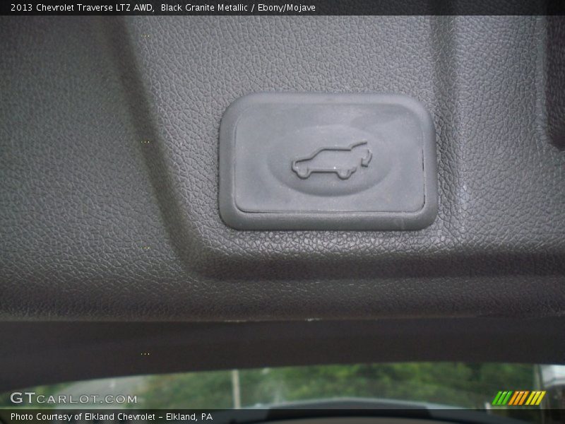 Black Granite Metallic / Ebony/Mojave 2013 Chevrolet Traverse LTZ AWD