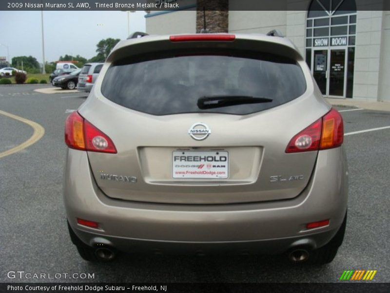 Tinted Bronze Metallic / Black 2009 Nissan Murano SL AWD