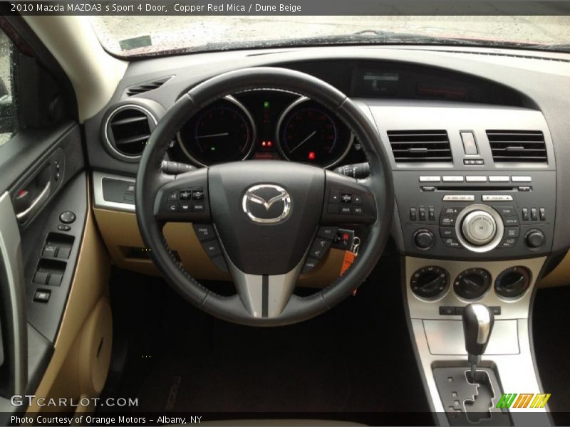 Copper Red Mica / Dune Beige 2010 Mazda MAZDA3 s Sport 4 Door