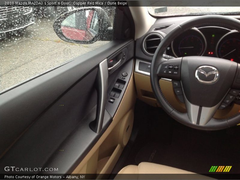 Copper Red Mica / Dune Beige 2010 Mazda MAZDA3 s Sport 4 Door