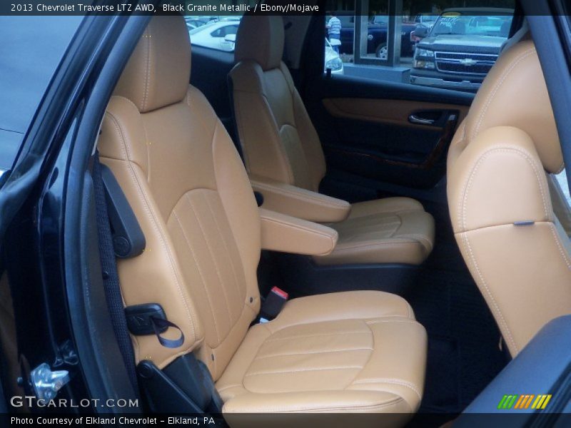 Black Granite Metallic / Ebony/Mojave 2013 Chevrolet Traverse LTZ AWD