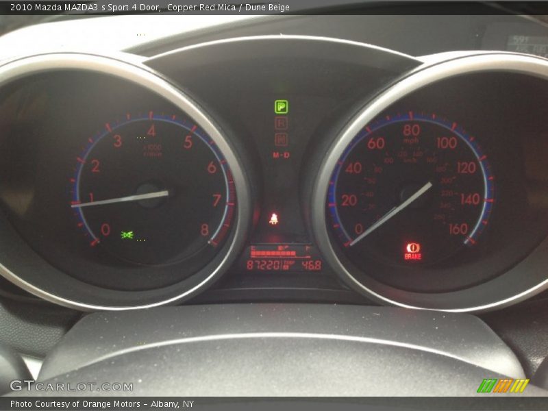 Copper Red Mica / Dune Beige 2010 Mazda MAZDA3 s Sport 4 Door