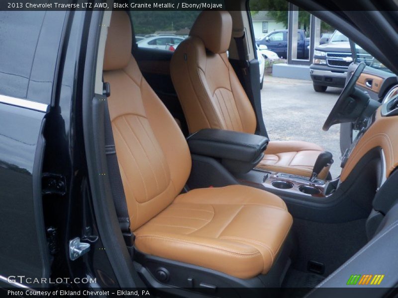 Black Granite Metallic / Ebony/Mojave 2013 Chevrolet Traverse LTZ AWD