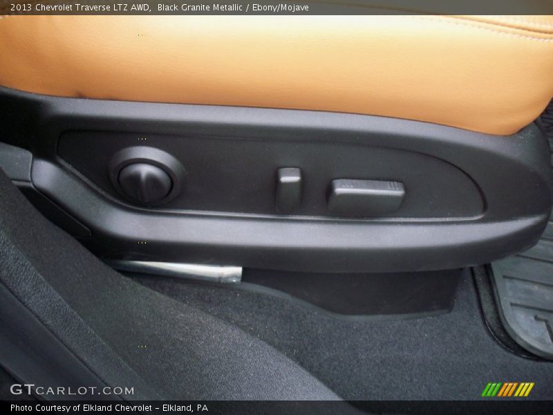 Black Granite Metallic / Ebony/Mojave 2013 Chevrolet Traverse LTZ AWD