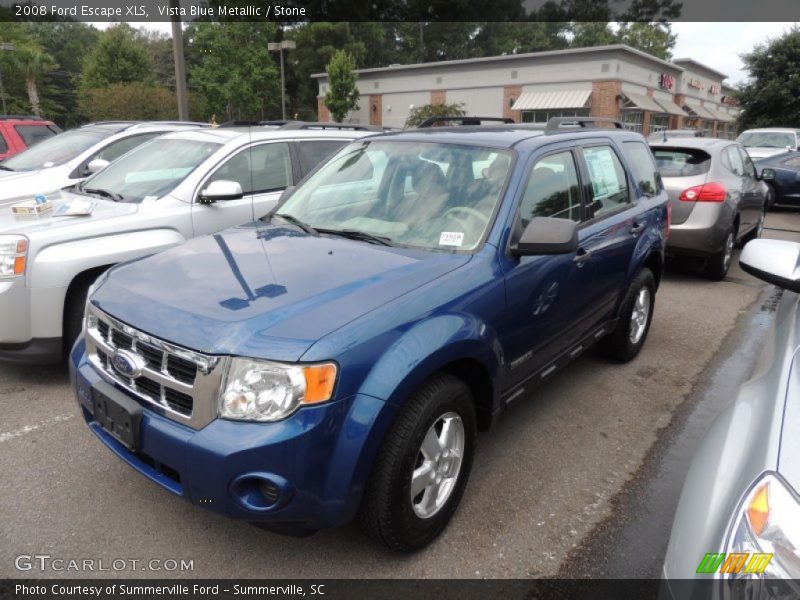 Vista Blue Metallic / Stone 2008 Ford Escape XLS