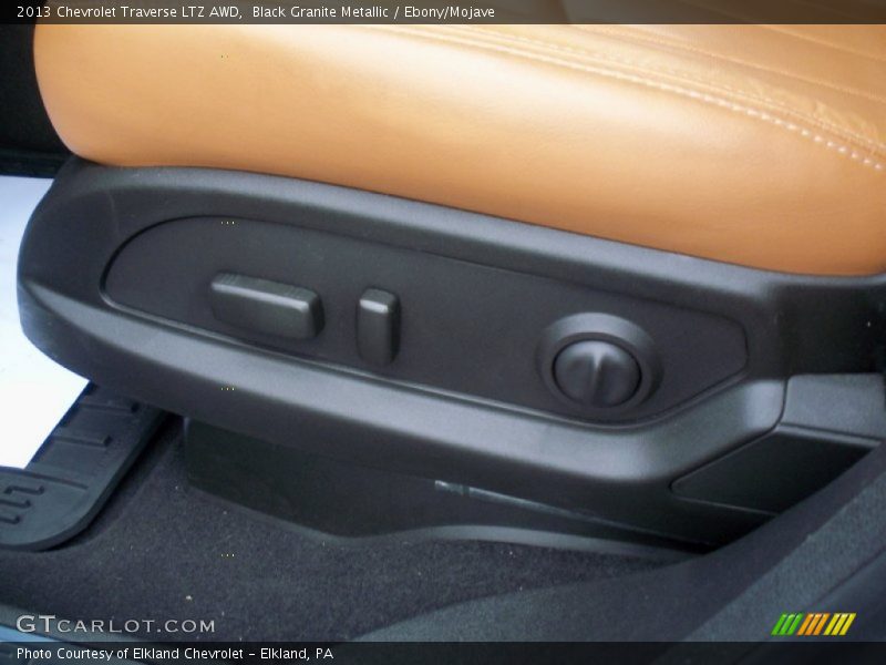 Black Granite Metallic / Ebony/Mojave 2013 Chevrolet Traverse LTZ AWD