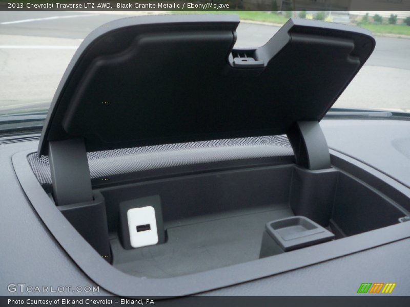 Black Granite Metallic / Ebony/Mojave 2013 Chevrolet Traverse LTZ AWD