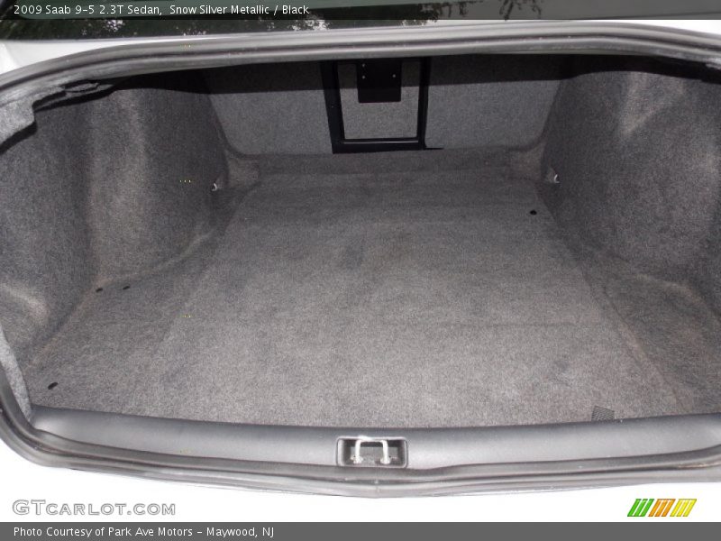 Snow Silver Metallic / Black 2009 Saab 9-5 2.3T Sedan