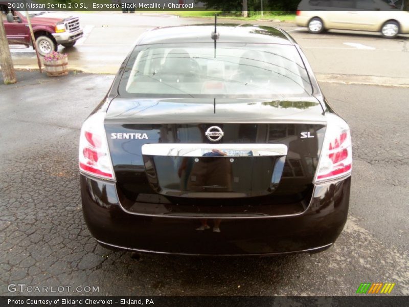 Espresso Black Metallic / Charcoal 2010 Nissan Sentra 2.0 SL