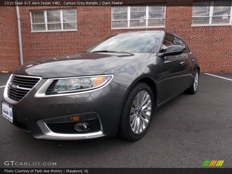 Carbon Grey Metallic / Dark Pewter 2010 Saab 9-5 Aero Sedan XWD