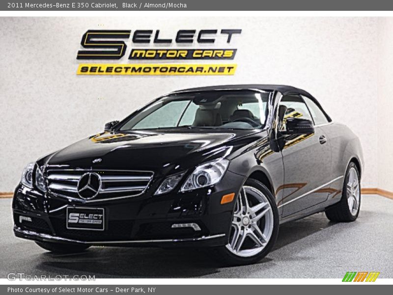 Black / Almond/Mocha 2011 Mercedes-Benz E 350 Cabriolet