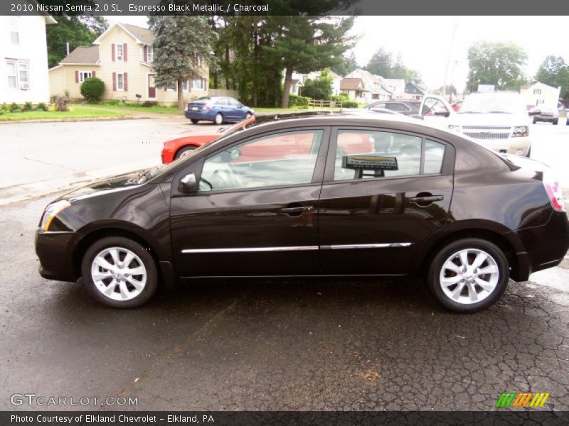 Espresso Black Metallic / Charcoal 2010 Nissan Sentra 2.0 SL