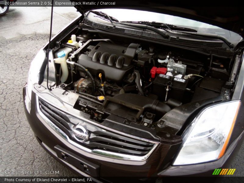 Espresso Black Metallic / Charcoal 2010 Nissan Sentra 2.0 SL
