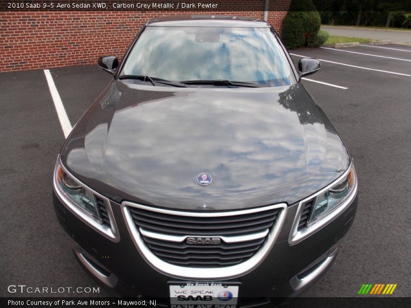 Carbon Grey Metallic / Dark Pewter 2010 Saab 9-5 Aero Sedan XWD