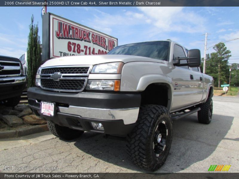 Silver Birch Metallic / Dark Charcoal 2006 Chevrolet Silverado 2500HD LT Crew Cab 4x4