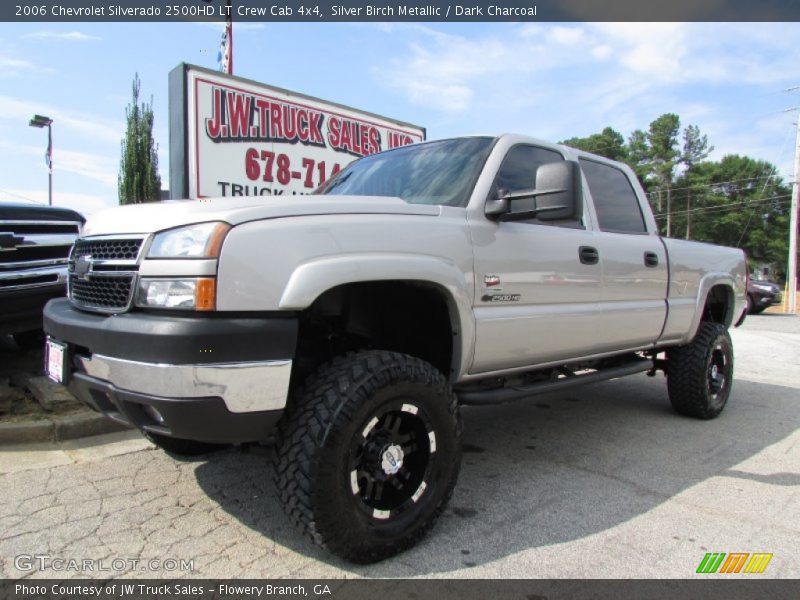 Silver Birch Metallic / Dark Charcoal 2006 Chevrolet Silverado 2500HD LT Crew Cab 4x4