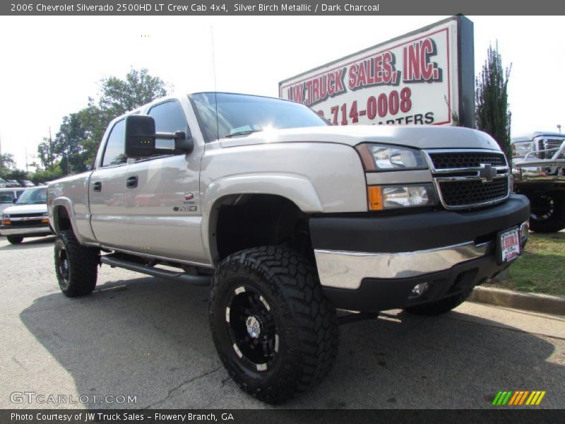 Silver Birch Metallic / Dark Charcoal 2006 Chevrolet Silverado 2500HD LT Crew Cab 4x4