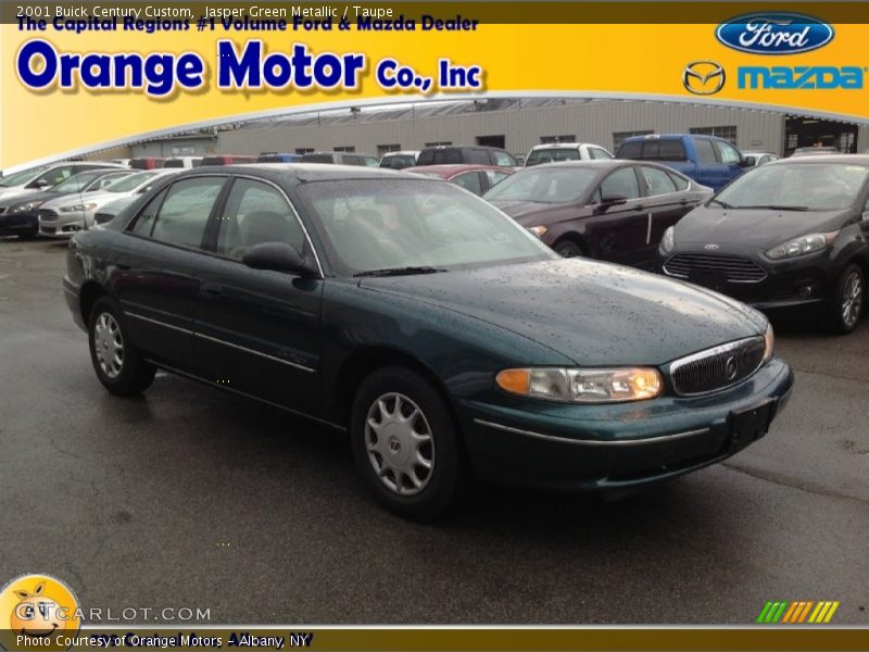 Jasper Green Metallic / Taupe 2001 Buick Century Custom