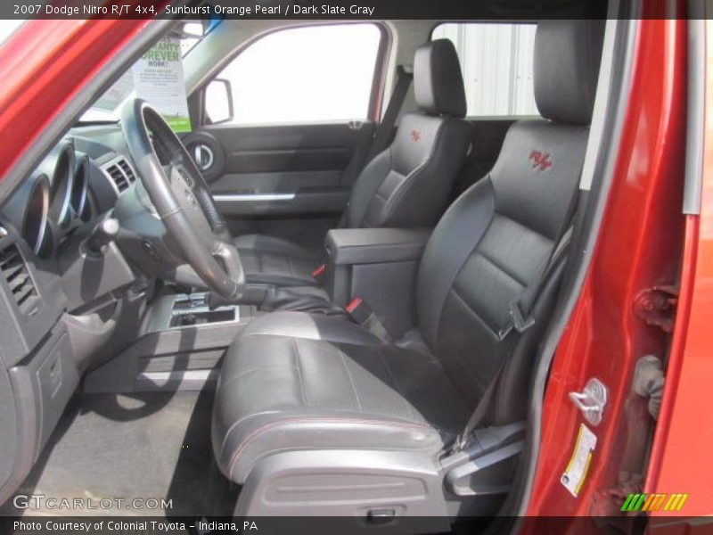 Sunburst Orange Pearl / Dark Slate Gray 2007 Dodge Nitro R/T 4x4