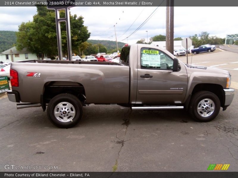 Mocha Steel Metallic / Ebony 2014 Chevrolet Silverado 2500HD LT Regular Cab 4x4