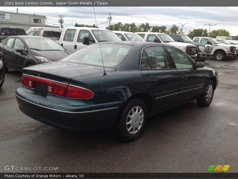 Jasper Green Metallic / Taupe 2001 Buick Century Custom