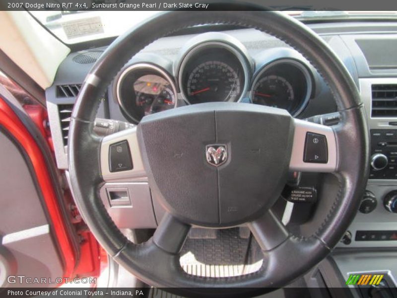 Sunburst Orange Pearl / Dark Slate Gray 2007 Dodge Nitro R/T 4x4