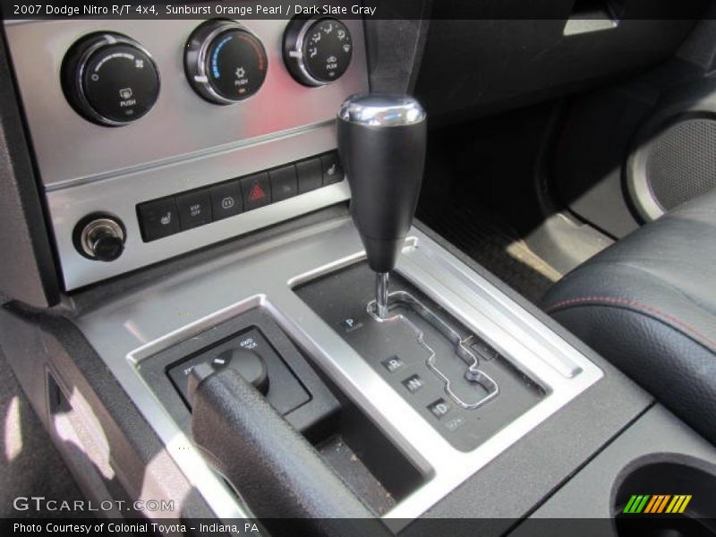 Sunburst Orange Pearl / Dark Slate Gray 2007 Dodge Nitro R/T 4x4