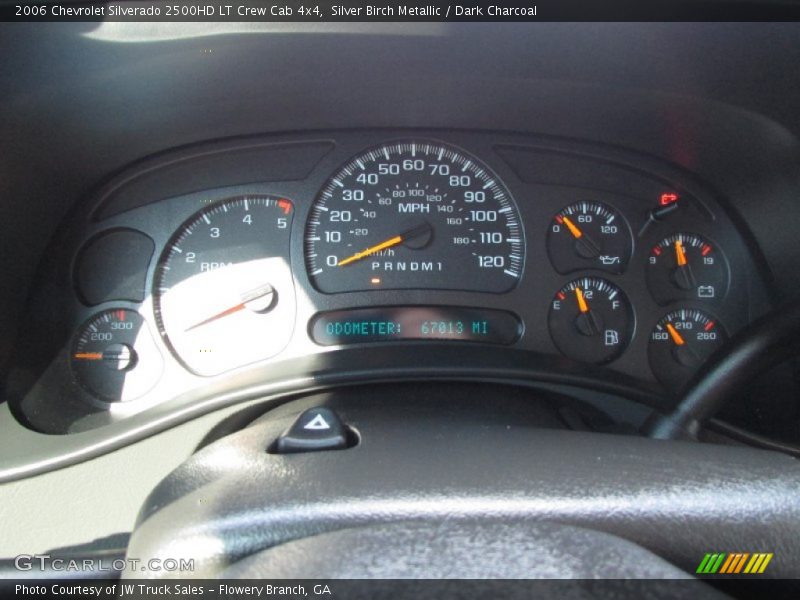 Silver Birch Metallic / Dark Charcoal 2006 Chevrolet Silverado 2500HD LT Crew Cab 4x4