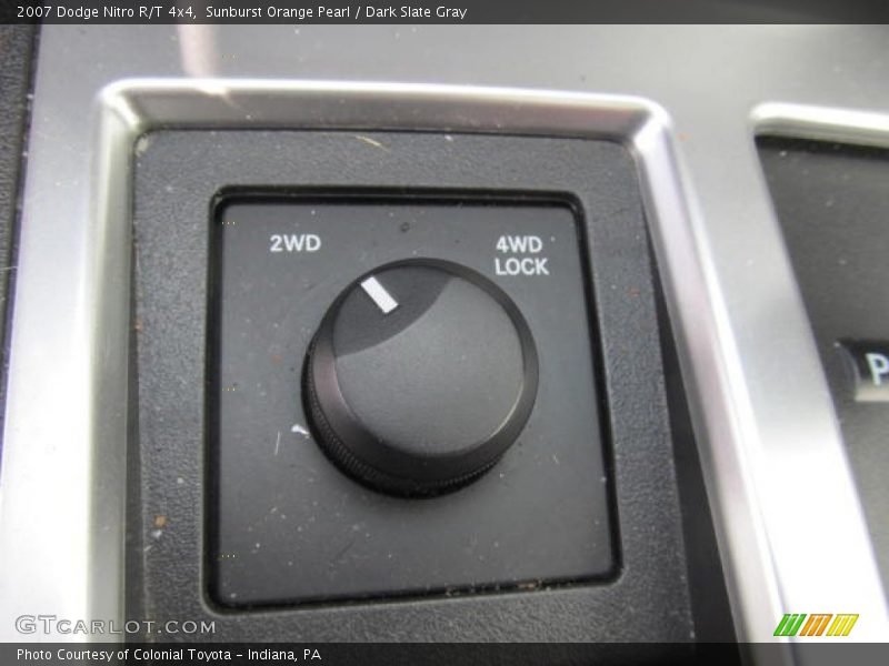 Sunburst Orange Pearl / Dark Slate Gray 2007 Dodge Nitro R/T 4x4