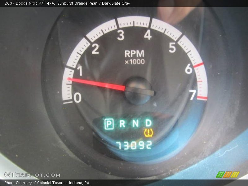 Sunburst Orange Pearl / Dark Slate Gray 2007 Dodge Nitro R/T 4x4