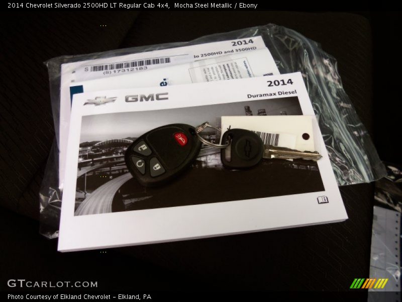 Mocha Steel Metallic / Ebony 2014 Chevrolet Silverado 2500HD LT Regular Cab 4x4