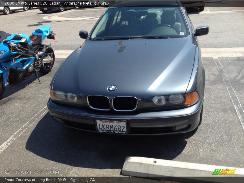Anthracite Metallic / Gray 2000 BMW 5 Series 528i Sedan