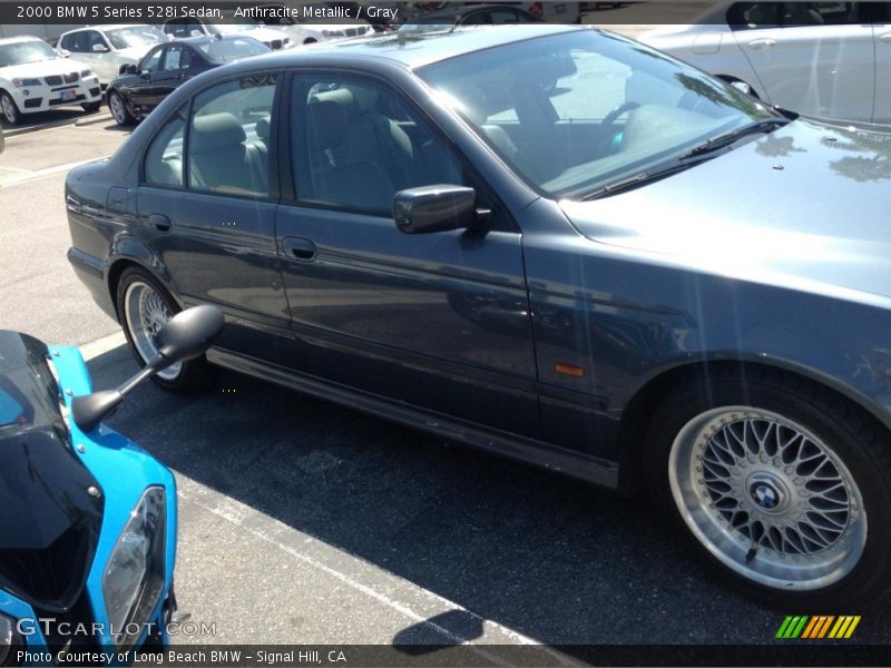 Anthracite Metallic / Gray 2000 BMW 5 Series 528i Sedan