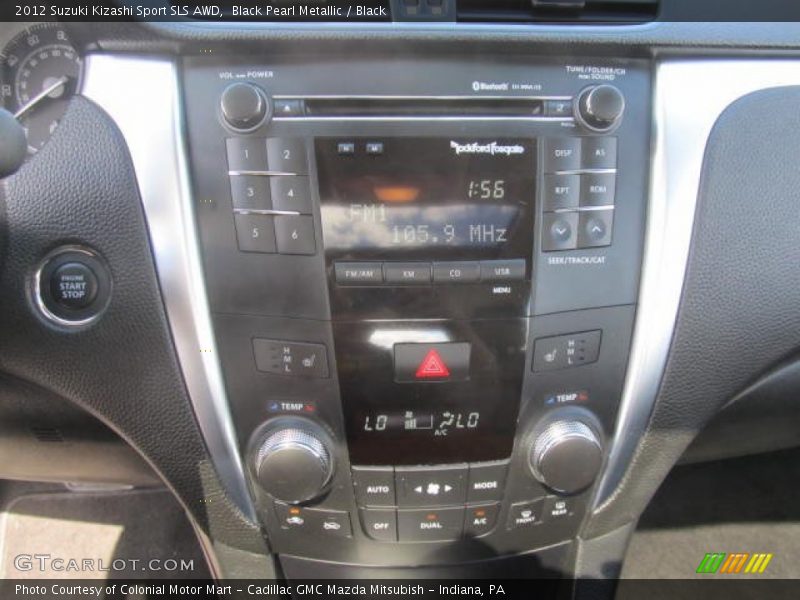 Controls of 2012 Kizashi Sport SLS AWD