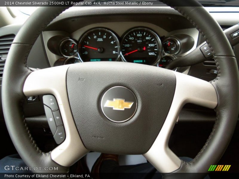 Mocha Steel Metallic / Ebony 2014 Chevrolet Silverado 2500HD LT Regular Cab 4x4