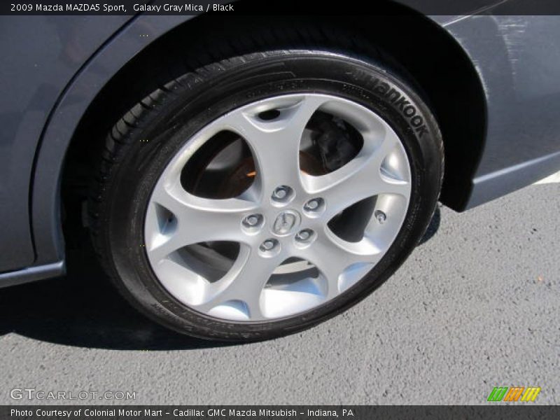 Galaxy Gray Mica / Black 2009 Mazda MAZDA5 Sport