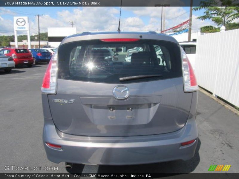 Galaxy Gray Mica / Black 2009 Mazda MAZDA5 Sport