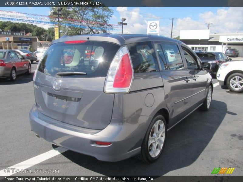Galaxy Gray Mica / Black 2009 Mazda MAZDA5 Sport