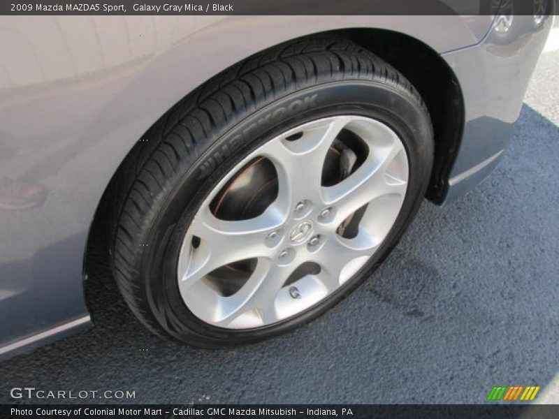 Galaxy Gray Mica / Black 2009 Mazda MAZDA5 Sport