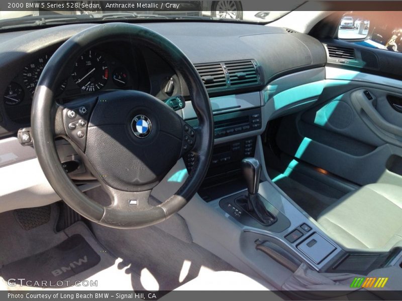 Anthracite Metallic / Gray 2000 BMW 5 Series 528i Sedan