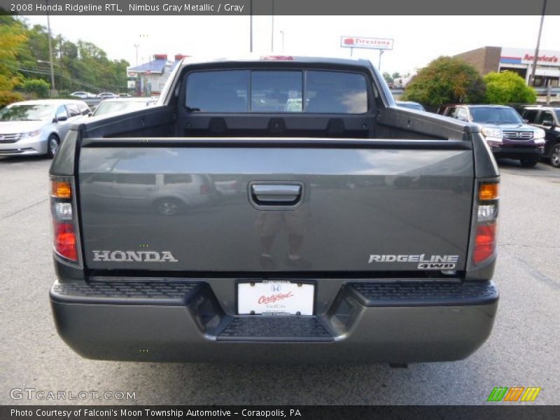 Nimbus Gray Metallic / Gray 2008 Honda Ridgeline RTL