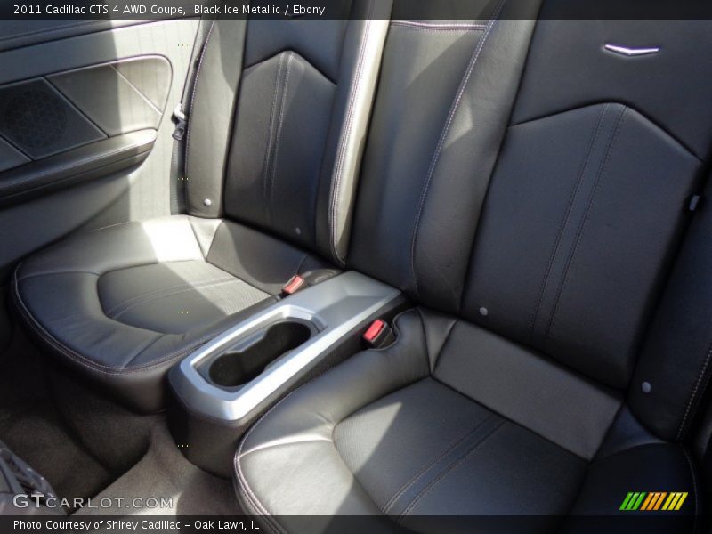 Black Ice Metallic / Ebony 2011 Cadillac CTS 4 AWD Coupe