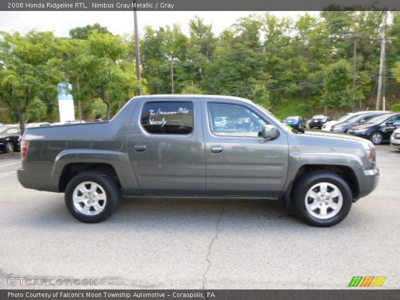 Nimbus Gray Metallic / Gray 2008 Honda Ridgeline RTL