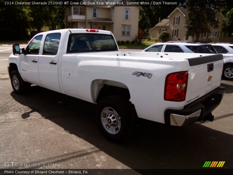  2014 Silverado 2500HD WT Crew Cab Dual Rear Wheel 4x4 Summit White
