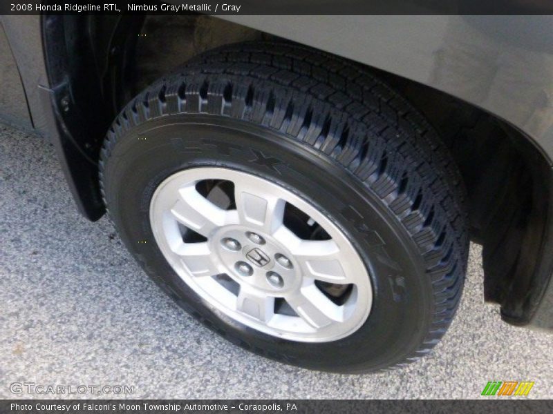 Nimbus Gray Metallic / Gray 2008 Honda Ridgeline RTL