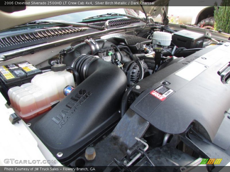 Silver Birch Metallic / Dark Charcoal 2006 Chevrolet Silverado 2500HD LT Crew Cab 4x4