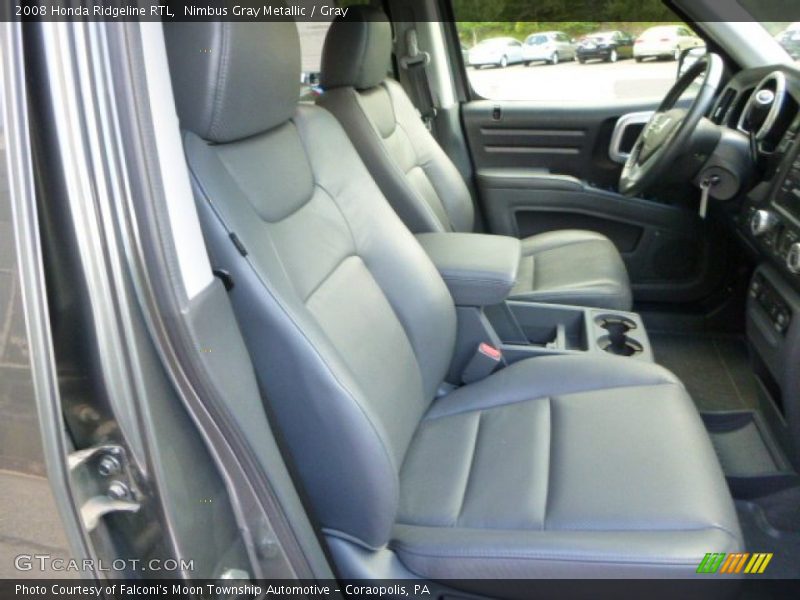 Nimbus Gray Metallic / Gray 2008 Honda Ridgeline RTL