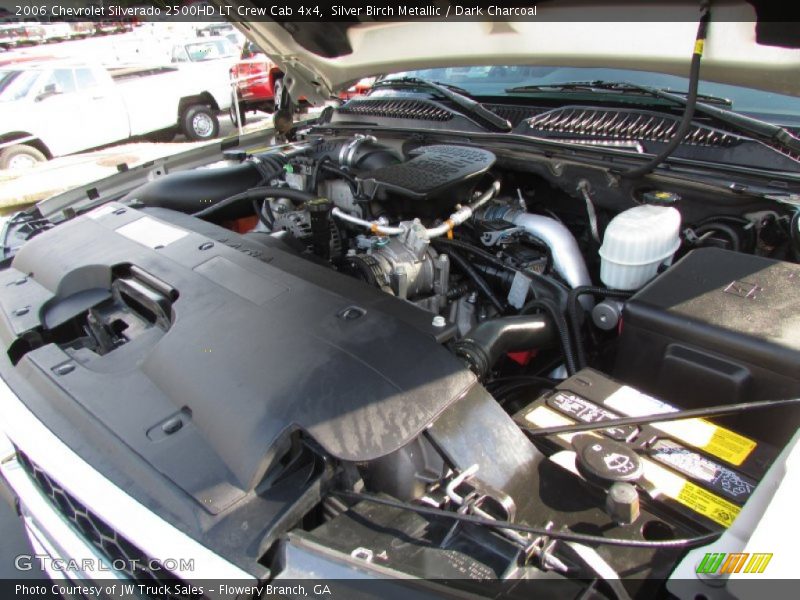 Silver Birch Metallic / Dark Charcoal 2006 Chevrolet Silverado 2500HD LT Crew Cab 4x4