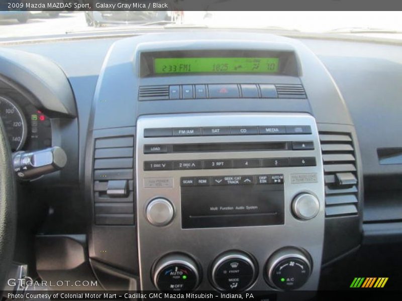 Galaxy Gray Mica / Black 2009 Mazda MAZDA5 Sport