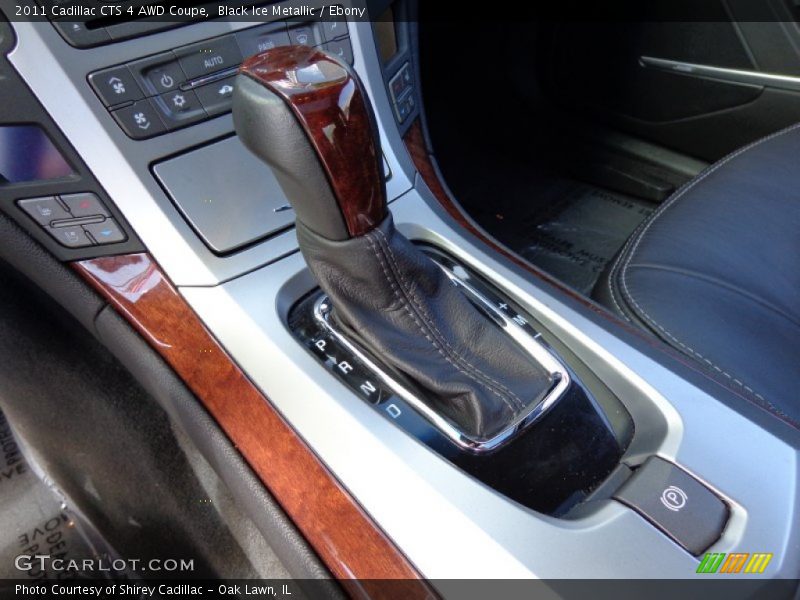 Black Ice Metallic / Ebony 2011 Cadillac CTS 4 AWD Coupe